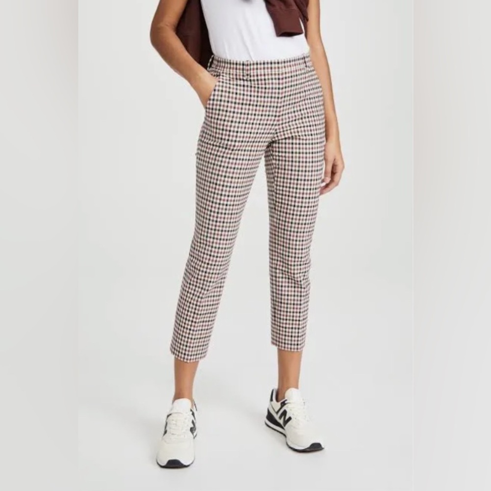 Theory Treeca pants in allover check pattern ✨✨